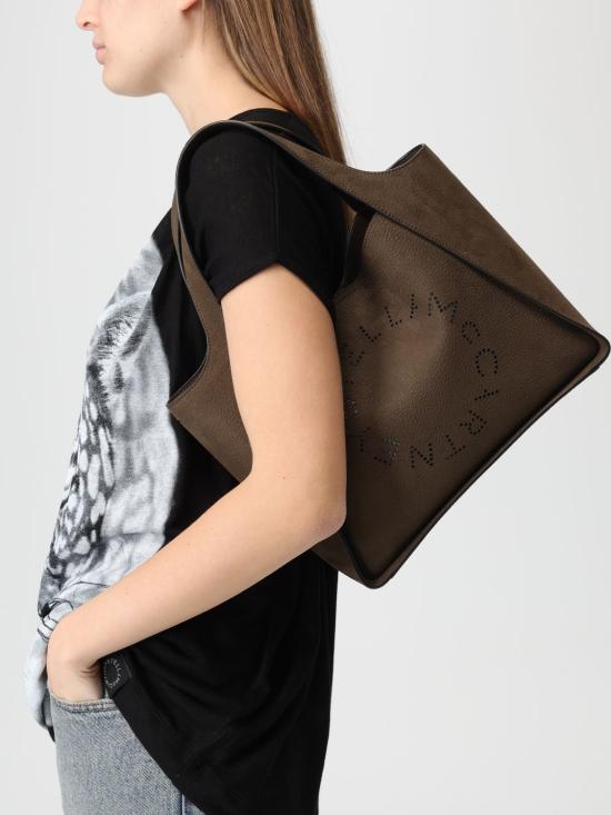 26SS 스텔라 맥카트니 로고 크로스바디 토트백 513860WP0547 2017 Brown - STELLA MCCARTNEY