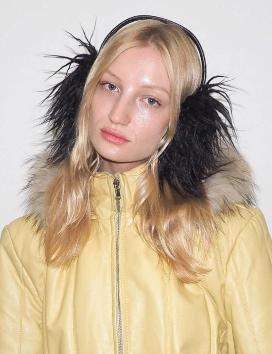  클라이드 헤어 액세서리 인조 야크 귀마개