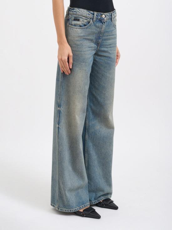 25FW 쿠레쥬 데님 팬츠 VESDPA253DE0041 7052 Gnawed Blue - COURREGES