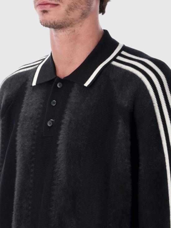 25FW 아디다스 프리미엄 니트 저지 JX3835 Black - ADIDAS