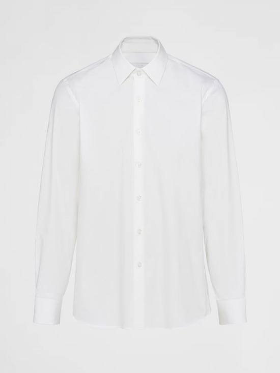 26SS 프라다 긴팔 셔츠 UCM608SOOO10HT F0009 White