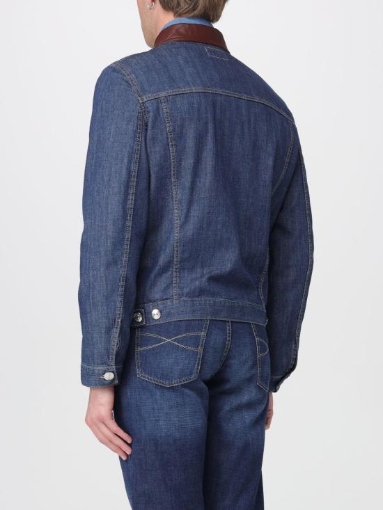 26SS 브루넬로 쿠치넬리 데님 블루종 MH2636914 COH51 Blue - BRUNELLO CUCINELLI