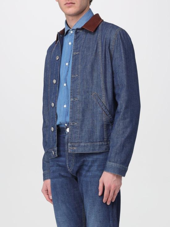 26SS 브루넬로 쿠치넬리 데님 블루종 MH2636914 COH51 Blue - BRUNELLO CUCINELLI