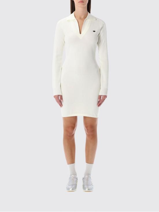 25FW 아디다스 롱 슬리브 칼라 드레스 JW7322 White