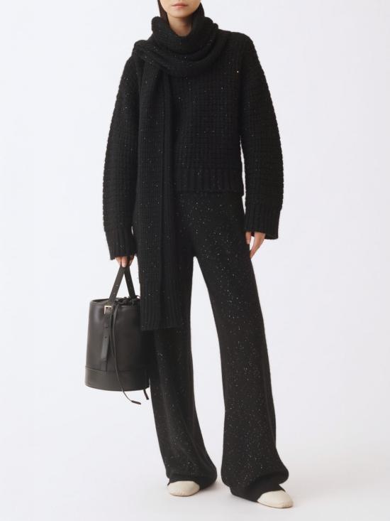 25FW 파비아나 필리피 스트레이트 팬츠 PAD215F391D296 825 Black - FABIANA FILIPPI