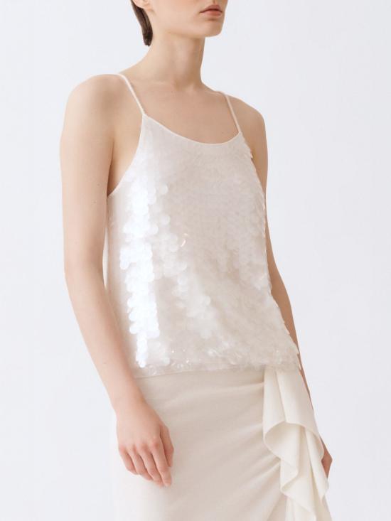 25FW 파비아나 필리피 민소매 티셔츠 MAD225F493L623 25 Natural