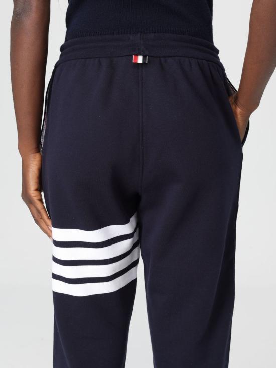 26SS 톰브라운 클래식 루프백 엔지니어드 4바 스웨트팬츠 FJQ001A00535 415 Navy - THOM BROWNE