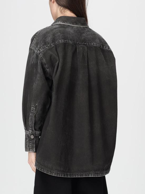 26SS 디 아티코 셔츠 260WCB00068CCC129WS 414 Black - THE ATTICO