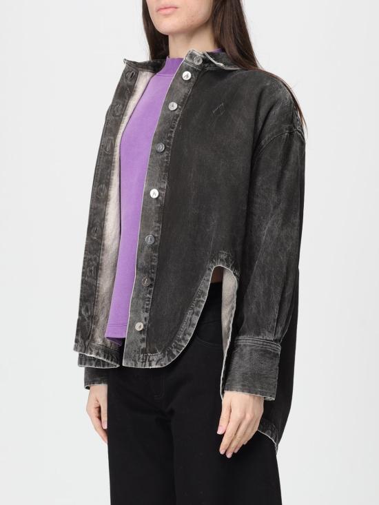 26SS 디 아티코 셔츠 260WCB00068CCC129WS 414 Black - THE ATTICO