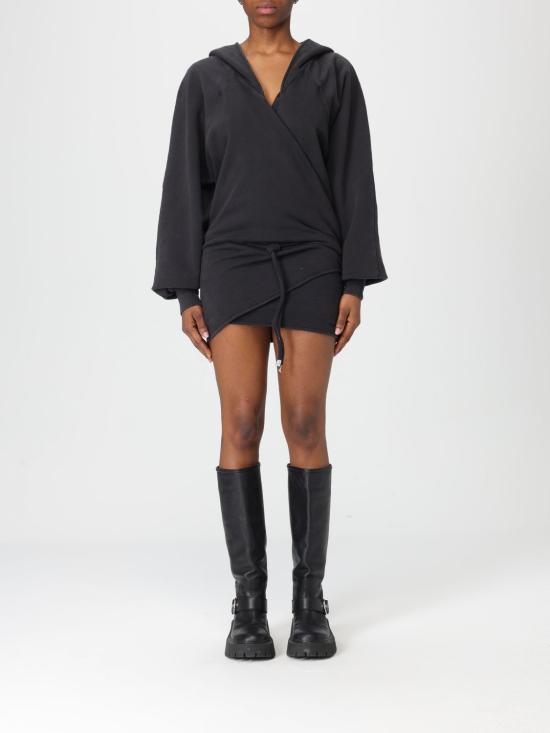 26SS 디 아티코 롱 원피스 260WCA00473JJF003AA 615 Black