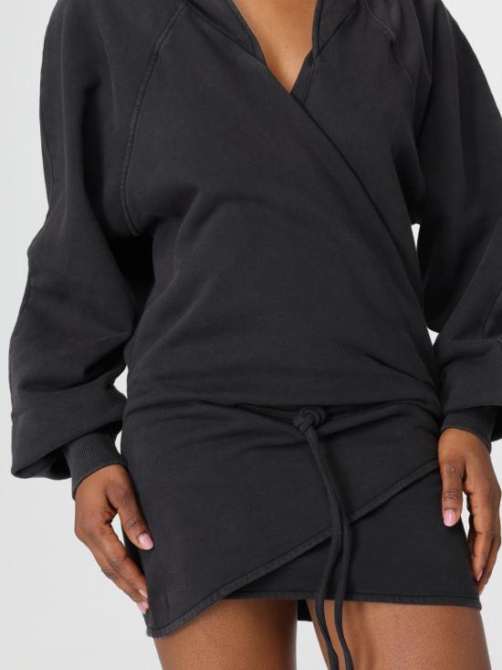 26SS 디 아티코 롱 원피스 260WCA00473JJF003AA 615 Black - THE ATTICO