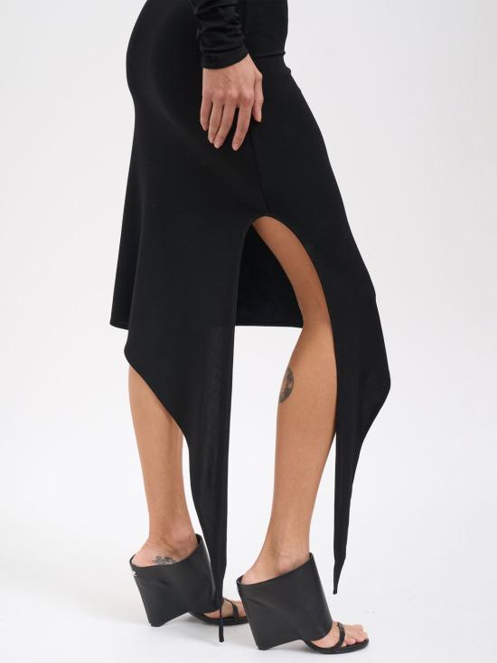 25FW 쿠레쥬 롱 원피스 424JRO523JS01459 9999 Black - COURREGES