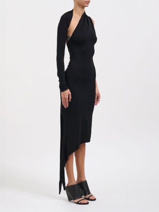 25FW 쿠레쥬 롱 원피스 424JRO523JS01459 9999 Black - COURREGES