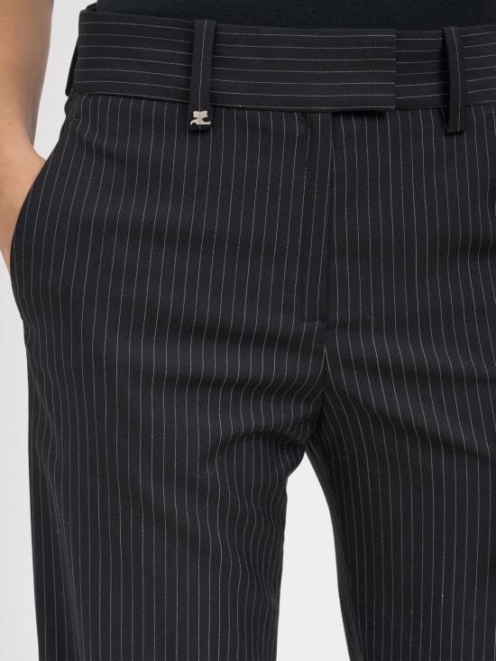 25FW 쿠레쥬 스트레이트 팬츠 325CPA425PL0224 9901 Black - COURREGES