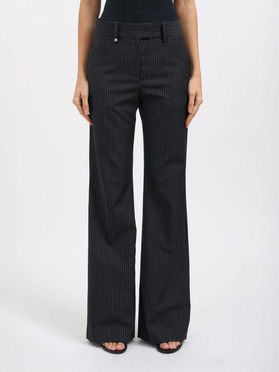 25FW 쿠레쥬 스트레이트 팬츠 325CPA425PL0224 9901 Black