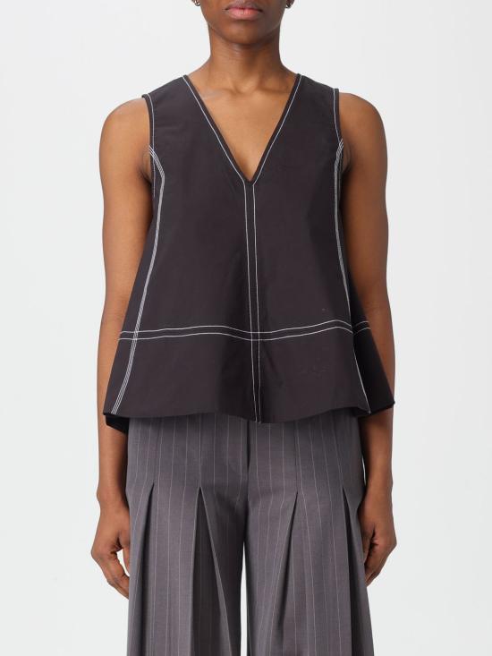 26SS 가니 민소매 티셔츠 A1040068 099 Black