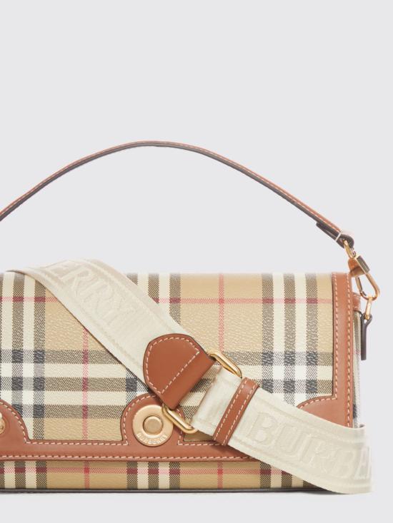26SS 버버리 체크 노트 크로스백 8109787 Brown - BURBERRY