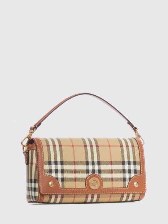 26SS 버버리 체크 노트 크로스백 8109787 Brown - BURBERRY