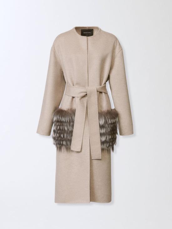 25FW 파비아나 필리피 더블 페이스 울&캐시미어 코트 CTD225F687L636 0141 Yellow - FABIANA FILIPPI