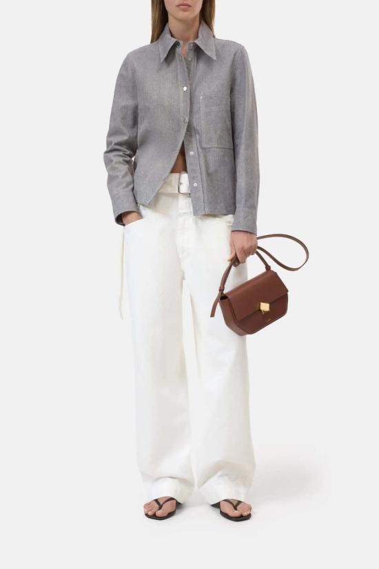  클로즈드 자켓 슬림 재킷 이클립스 블루