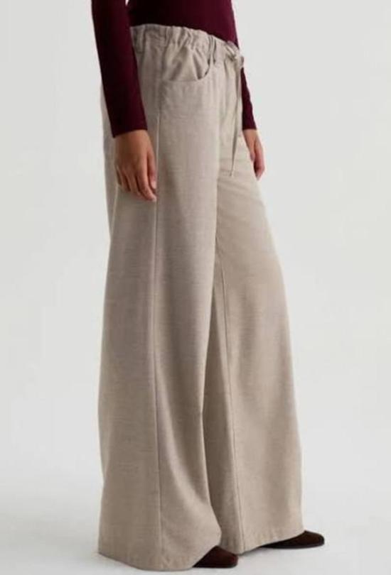  이퀘이션 팔라초 팬츠 AG 스텔라 킨치드 로우 슬렁 팔라초 - EQUATION