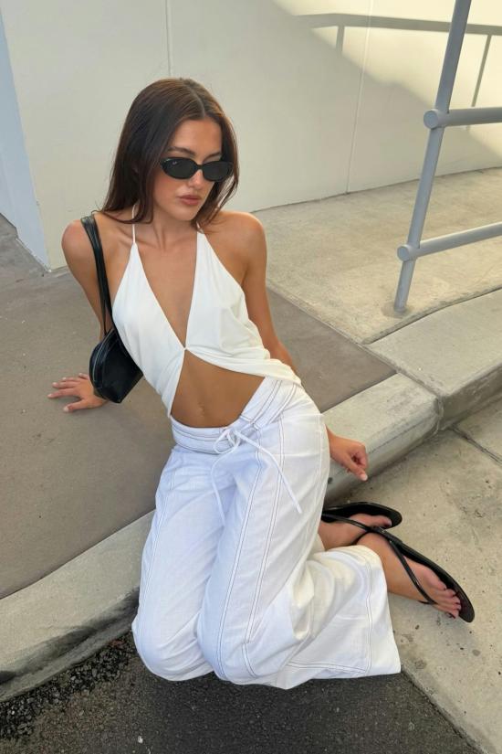  시그니피컨트 아더 스트레이트 팬츠 중요한 사람 주리 팬츠 아이보리 - SIGNIFICANT OTHER