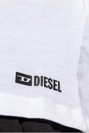 26SS 디젤 반팔 티셔츠 A17829 0LIAD E4124 WHITE DOM - DIESEL
