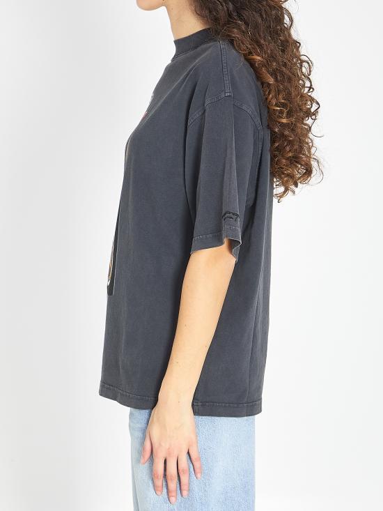 26SS 알렉산더 왕 반팔 티셔츠 UCC1261891 BLACK - ALEXANDER WANG