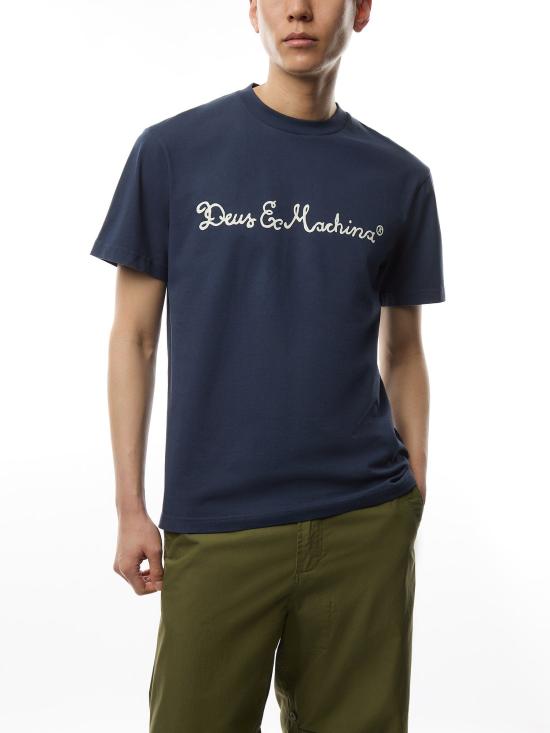  데우스 반팔 티셔츠 DMP251187NVY NAVY DOM - DEUS