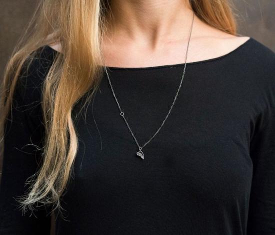  베르크슈타트 뮌헨 네크리스 Werkstatt Munchen 미니 독수리 날개 체인 목걸이 - WERKSTATT MUNCHEN