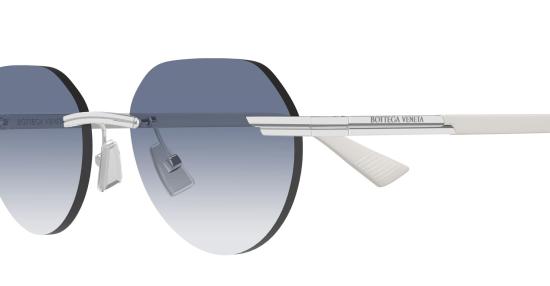 25FW 보테가베네타 안경 BV1379S 004 SILVER - BOTTEGA VENETA