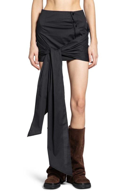 26SS 디 아티코 스커트 260WCR00150CCE002AA 100 Black