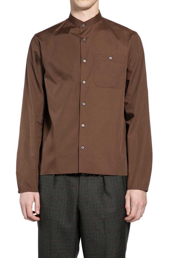26SS 프라다 긴팔 셔츠 UCN64117DG F0324 BROWN