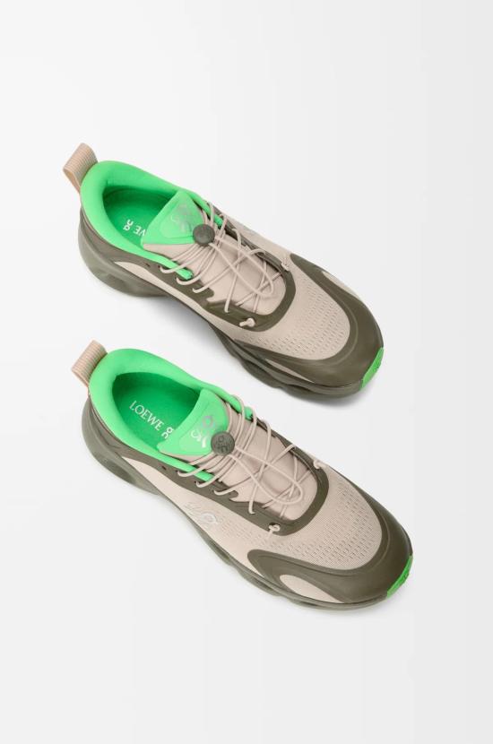 25FW 로에베 스니커즈 M929282X384227 KHAKI GREEN SAND DOM - LOEWE