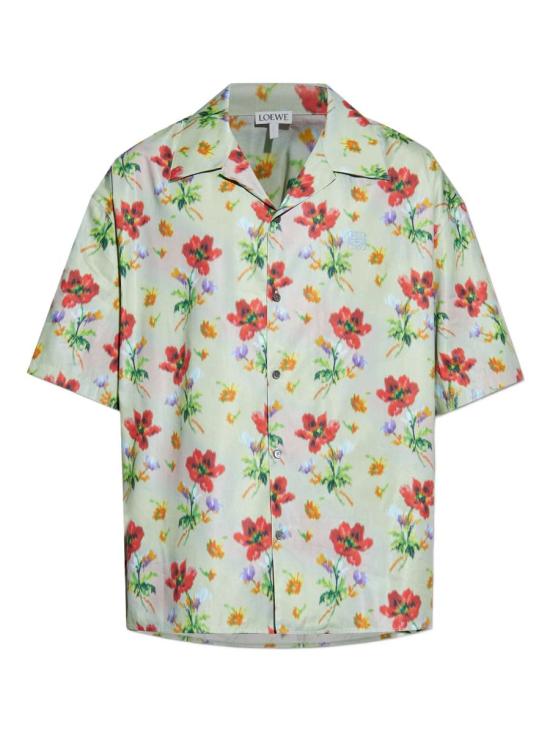 25FW 로에베 긴팔 셔츠 H526Y05WEZ4107 GREEN