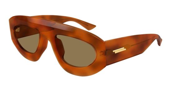 25FW 보테가베네타 안경 BV1358S 002 Brown - BOTTEGA VENETA