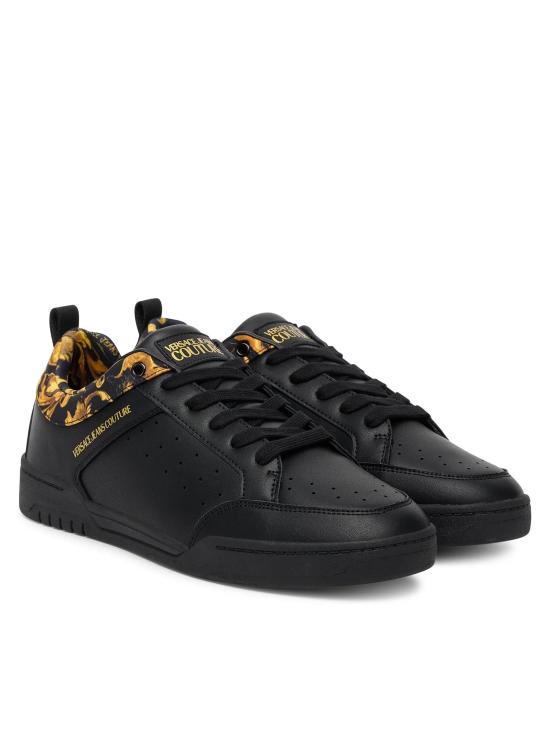  베르사체 스니커즈 79YA3SD6 ZPB38 G89 BLACK GOLD DOM - VERSACE