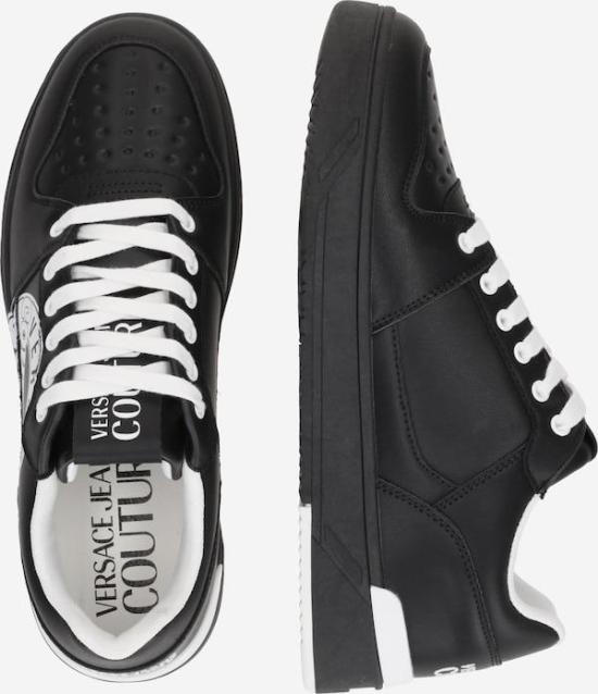 25FW 베르사체 스니커즈 79YA3SJ1 ZPB40 899 BLACK DOM - VERSACE