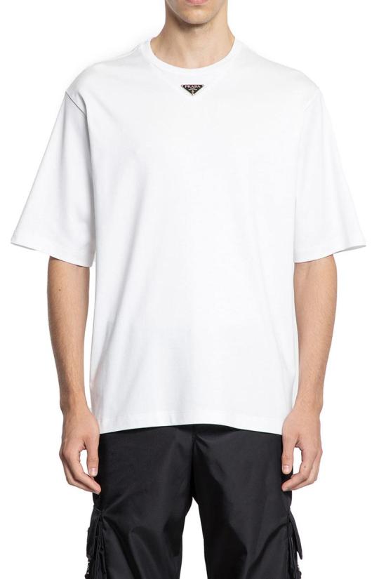 26SS 프라다 긴팔 셔츠 UJN861240 F0009 WHITE