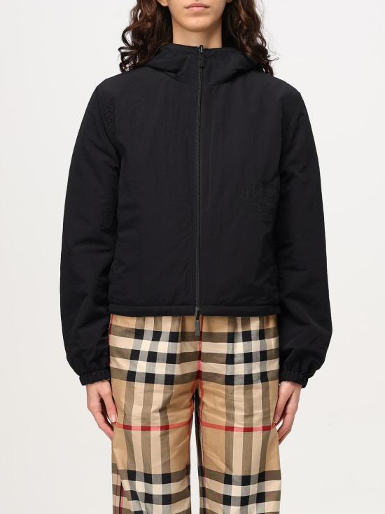 25FW 버버리 체크 리버시블 크롭 자켓 8104107 SAND DOM