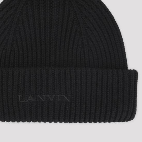 25FW 랑방 모자 AMSARBE13WLOP25 10 BLACK - LANVIN