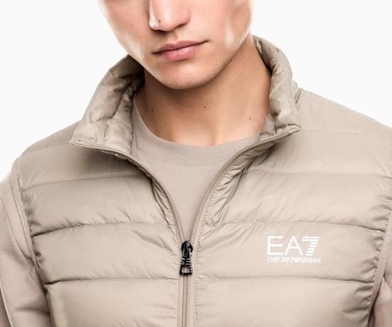  엠포리오 아르마니 패딩 조끼 8NPQ06 PNGPZ 6167 ROASTED CASHEW - EMPORIO ARMANI