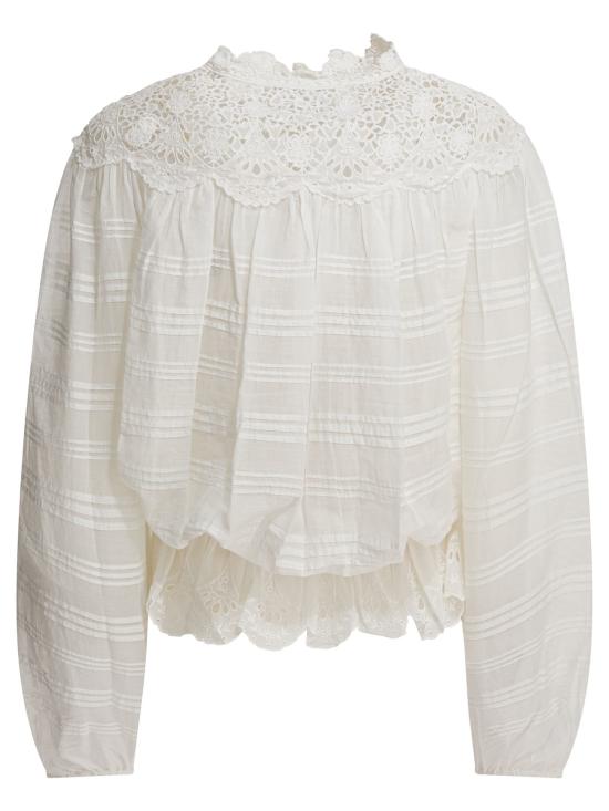 26SS 이자벨마랑에뚜왈 블라우스 26PHT0767FAD1J05E20WH White - ISABEL MARANT ETOILE