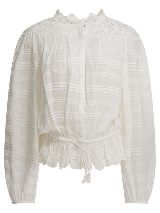 26SS 이자벨마랑에뚜왈 블라우스 26PHT0767FAD1J05E20WH White