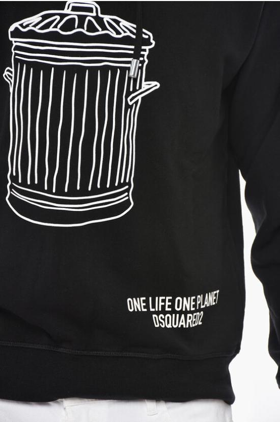  디스퀘어드2 후드 티셔츠 S78GU0075 S25591 900 Black - DSQUARED2