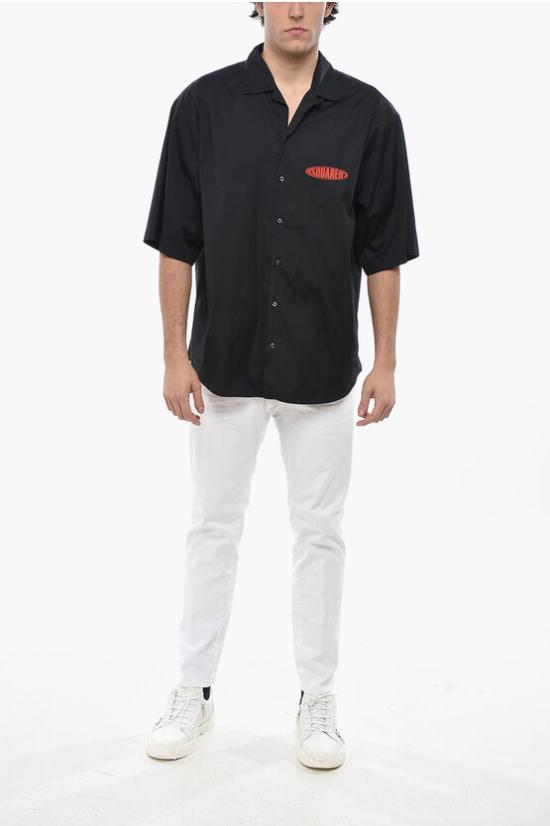  디스퀘어드2 긴팔 셔츠 S74DM0730 S44131 900 Black - DSQUARED2