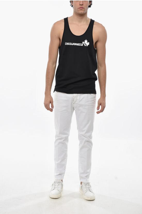  디스퀘어드2 민소매 티셔츠 S71NL0065 S25561 900 Black - DSQUARED2