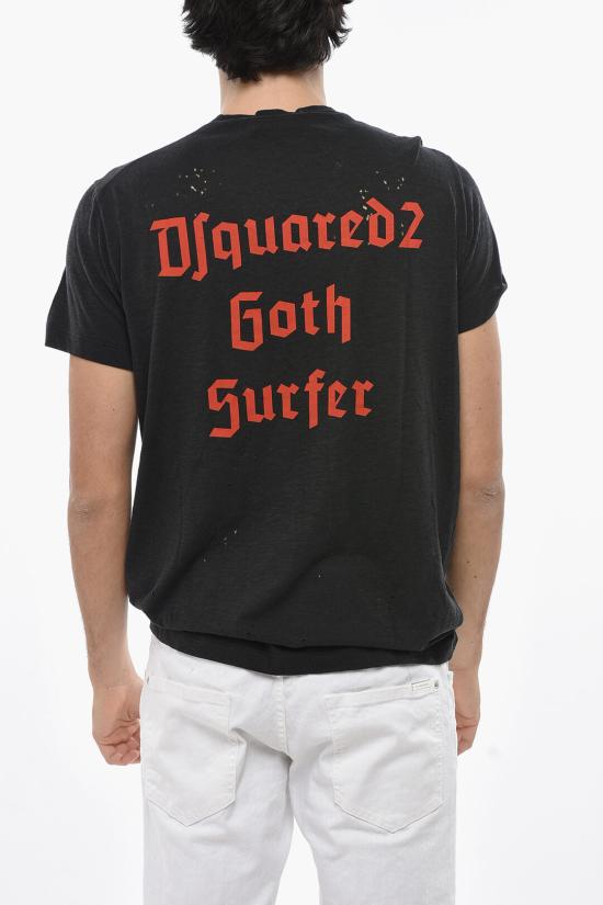  디스퀘어드2 반팔 티셔츠 S74GD1120 S22146 814 Black - DSQUARED2