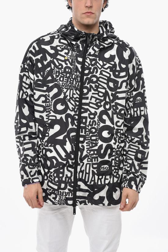  디스퀘어드2 패딩 S74AM1161 S53122 001S Black White