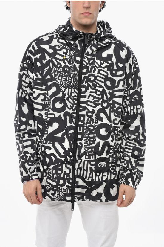  디스퀘어드2 자켓 S74AM1161 S53122 001S Black White